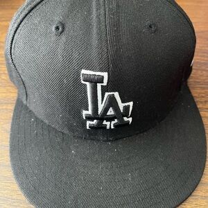 New Era Black Los Angeles Dodgers 59FIFTY Fitted - Size 7 1/4